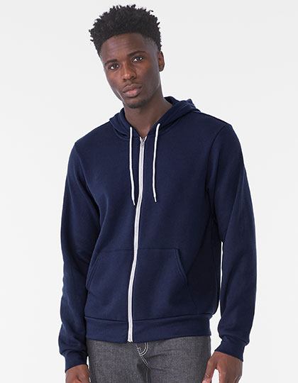 Unisex Poly-Cotton Fleece Full-Zip Hoodie