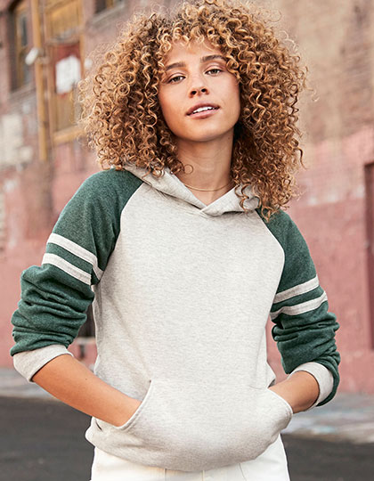 Nublend® Varsity Colour-Block Hooded Sweatshirt