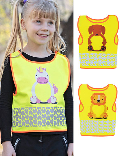 Children's Safety Vest Funtastic Wildlife CO² Neutral