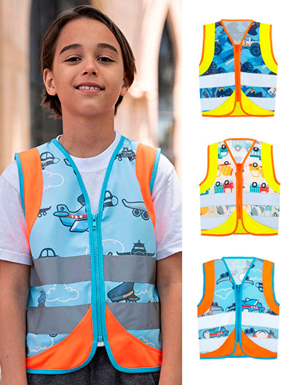 Children´s Safety Vest Action Vehicle Fun CO² Neutral