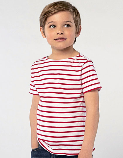 Kids´ Round Neck Striped T-Shirt Miles