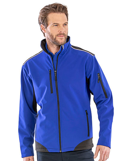 Ripstop Soft Shell Workwear Jacket With Cordura Panels