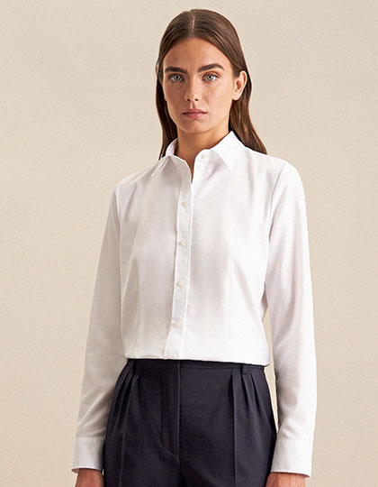 Women´s Blouse Slim Fit Fine Twill Longsleeve
